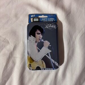 New Elvis Presley Gift Card Tin by Seastone Steel Blue‎